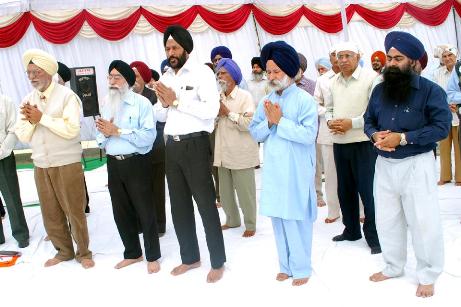 Kirtan held at Phase 7, Mohali